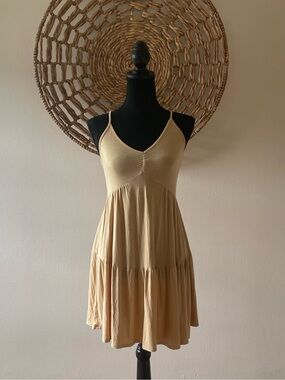 Light Yellow Spaghetti Strap Sundress